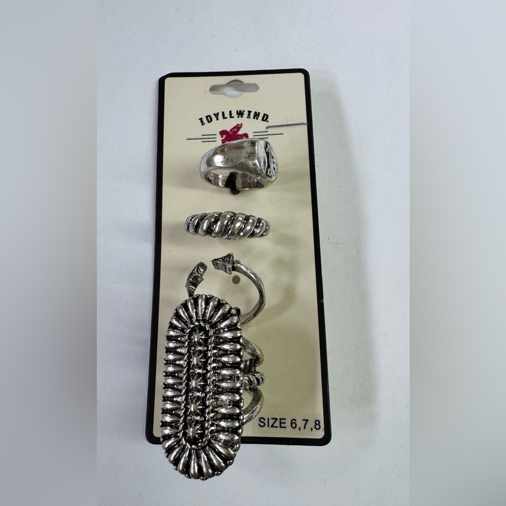 Idyllwind Silver Ornate Rings Collection